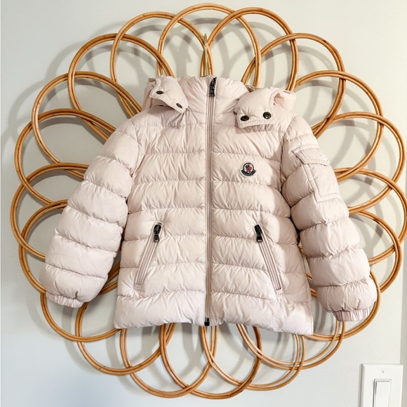 Moncler Soft Pink Quilted Jacket - Picture 1 of 5